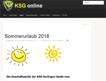 Tablet Screenshot of ksg-gerlingen.de